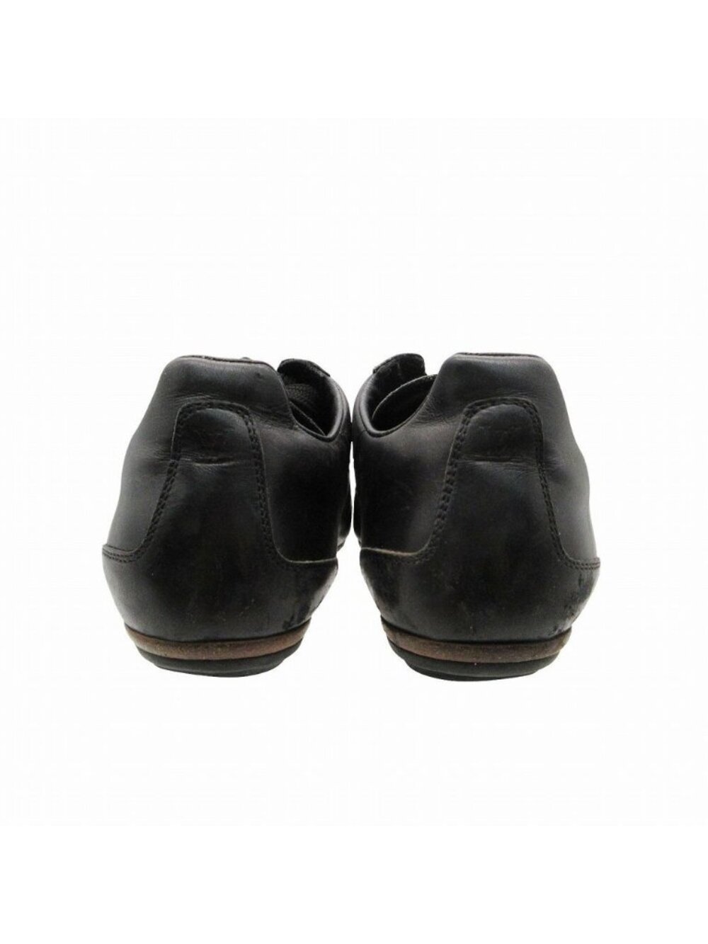 Louis Vuitton Black Leather Sneakers Shoes 35 - Picture 4 of 10